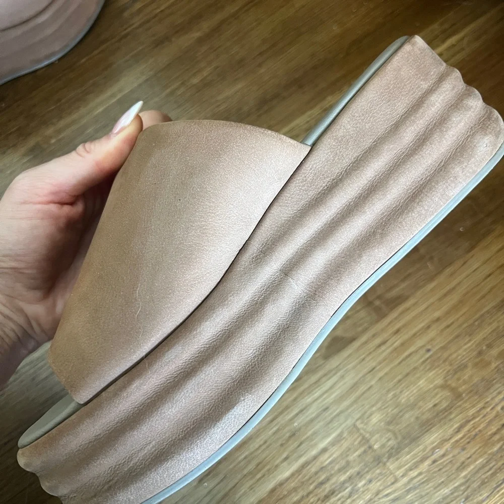 Free People Oak Platform Slide Sandals